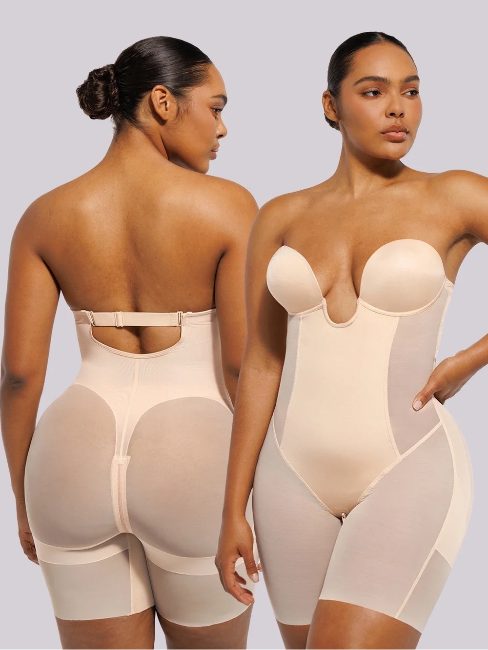 MeshSmooth™
Deep Plunge Bodysuit Size M